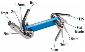 img 1 attached to Multitool Park Tool IB-2, 10 Functions HEX Hex 1.5/2/2.5/3/4/5/6/8mm Slot (Flat) Screwdriver Torx T25 Key for Bicycle