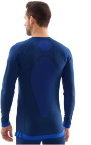 img 1 attached to Guahoo /Longsleeve for men/Men''s longsleeve for sports G23-1600S/NV/BL, blue, size 46-48