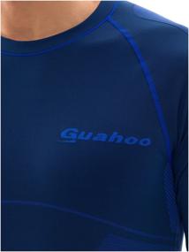 img 3 attached to Guahoo /Longsleeve for men/Men''s longsleeve for sports G23-1600S/NV/BL, blue, size 46-48