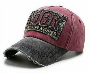 img 3 attached to Baseball cap RAMMAX. IT&quot;S MY STYLE BSB_Cap-03/grey-burgundy_Rock