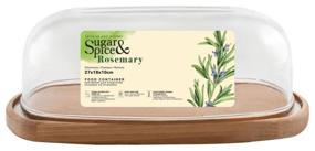 img 4 attached to Butter dish Sugar&Spice Rosemary 180х95х65 (wood/plastic)