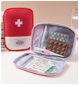 img 1 attached to Camping first aid kit, 18x13 cm, travel, for home and garden, first aid kit for medicines, bag first aid kit mini first aid kit
