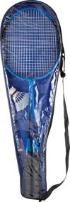 img 3 attached to Set of badminton rackets 2pcs (case, shuttlecock) ECOS BdSet-04 blue