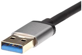 img 1 attached to VCOM Telecom USB 3.0 adapter cable (Am) --> HDMI(f)+VGA(f), Aluminum Shell, VCOM