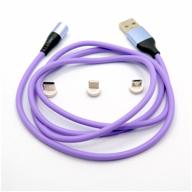 vaorlo magnetic 3 in 1 cable / charging and data cable / universal lightning cord (iphone, ipad) + type-c + micro-usb (android) logo