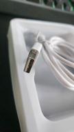 charging cable belkin usb-lightning for apple iphone 1.2 m white logo
