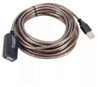 usb 2.0 cable 5 meters active male-female logo