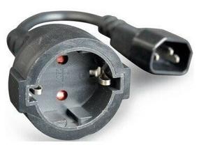 img 2 attached to Power cable FILUM CEE 7/3-C14, 3x0.75mm, 220V, 10A, black, 0.15m