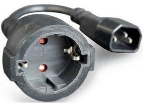 img 4 attached to Power cable FILUM CEE 7/3-C14, 3x0.75mm, 220V, 10A, black, 0.15m