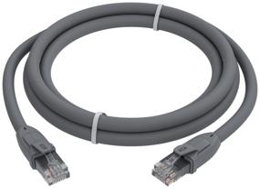 img 1 attached to Professional patch cord 10m UTP cat.6, gray, GCR, molded, ethernet high speed 10Gbps, computer cable for internet