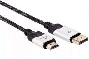 img 4 attached to Adapter cable DisplayPort (M) -> HDMI (M) 1.8m DisplayPort male - HDMI male