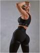 sports leggings bona fide: extra sex-push up corsage "black skin", xs logo