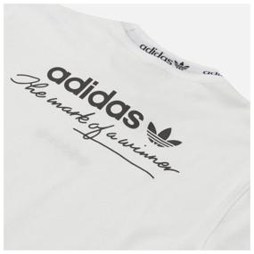 img 2 attached to adidas Originals Trefoil Linear Men''s Tee White, Size M