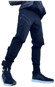 img 2 attached to INACHE twill joggers, black (XXL)
