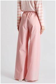 img 4 attached to Pants BAON Drawstring wide trousers Baon B2922027, size: S, pink