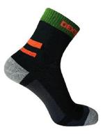 dexshell socks, size l, black/green логотип