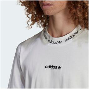 img 1 attached to adidas Originals Trefoil Linear Men''s T-shirt White, Size S