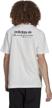 adidas originals trefoil linear men''s t-shirt white, size s logo
