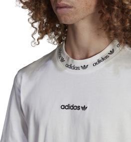 img 4 attached to adidas Originals Trefoil Linear Men''s T-shirt White, Size S