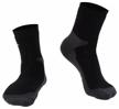 set of thermal socks woolen trekking with merino wool for tourism for hiking katran мт-590 merino (3 pairs), black, size: 38-40 logo
