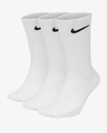 unisex nike white socks set (41-46) size логотип