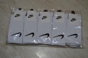 img 4 attached to Unisex Nike white socks set (41-46) Size