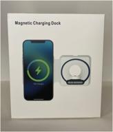 magnetic charging dock magnetik charging dock/for phone/watch/airpods/15w (white) logo