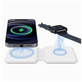 img 4 attached to Magnetic Charging Dock Magnetik Charging Dock/For Phone/Watch/AirPods/15W (White)