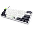 gaming keyboard skyloong gk61 panda, brown switch, russian layout logo
