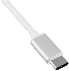 img 3 attached to GSMIN B15 USB-хаб (Type-C HUB сплиттер) 3xUSB 2.0 USB 3.0 (20 см) (серебро)