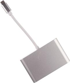 img 3 attached to Hub Type-C to VGA, USB 3.0, Type-C for MacBook Pro, Air, iMac with charging capability