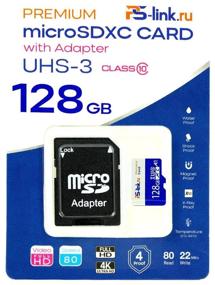 img 1 attached to Memory card Ps-Link 32GB MicroSDXC Class 10 UHS-3 with adapter