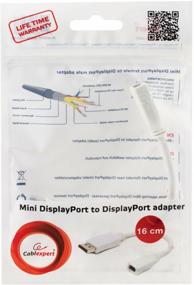 img 2 attached to Adapter miniDisplayPort (F) - DisplayPort (M) Cablexpert A-mDPF-DPM-001-W 16cm white