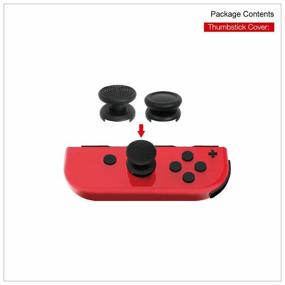 img 1 attached to Dobe Game Pack Accessory Kit for Nintendo Switch Console (TNS-18115), Black