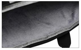 img 4 attached to Laptop Briefcase Bag 15.6-16 inch Business Shoulder Bag for Macbook Ultrabook Size 40-30-3cm Light Gray