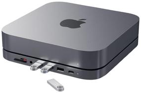 img 3 attached to Dock for Mac Mini Satechi Mac Mini Stand & Hub (ST-ABHFM)
