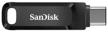 flash drive 512gb sandisk ultra dual drive go, usb 3.1 - usb type-c blue logo
