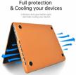 wiwu leather shield case for macbook pro 14.2" pro 2021 black logo