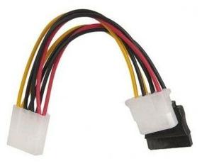 img 2 attached to Cablexpert SATA - 2xMolex (CC-SATA-PSY2), 0.14 m, white/black