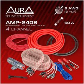 img 2 attached to AurA AMP-2408 installation kit red/black/blue
