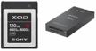 memory card sony xqd 120 gb, r/w 440/400 mb/s logo