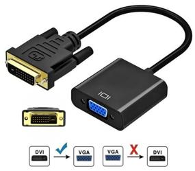 img 2 attached to Adapter DVI D VGA converter adapter cable length 0.2m, black, package 24+1 pins (dvi-d 24+1)