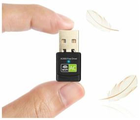 img 2 attached to Wireless Wi-Fi USB adapter, dual band, speed 600Mbit/s, 802.11ac, 2.4 and 5 GHz