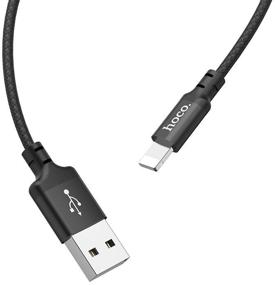 img 2 attached to Cable Hoco X14 Times speed USB - Lightning, 2 m, 1 pc, black