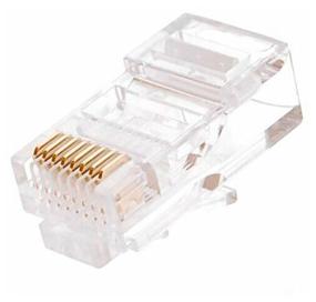 img 2 attached to RJ45 Twisted Pair Connector RJ-45 Male TP-8P8C UTP CAT5e Plating Gold 3mc Ripo Utility Knives 50pcs/pack 003-400021/50