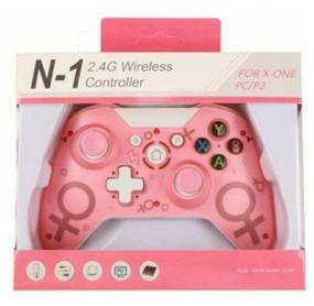 img 1 attached to Controller Wireless N-1 2.4G (Pink) (Xbox One / PS3 / PC)