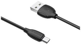 img 1 attached to Cable Borofone USB - microUSB (BX19), 1 m, 1 pc., black