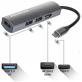img 2 attached to Hub Palmexx USB-C to HDMI(4K)+3*USB3.0 /HUB-077