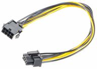 power cable extension cablexpert cc-psu-84, pci-express 6+2pin m/ pci-express 6+2pin f, 30cm логотип