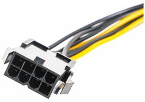 img 3 attached to Power Cable Extension Cablexpert CC-PSU-84, PCI-Express 6+2pin M/ PCI-Express 6+2pin F, 30cm